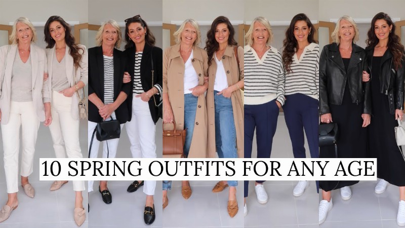10 Simple Spring Outfits For Any Age : Styling My Mum In The Same Outfits As Me : Classic Style