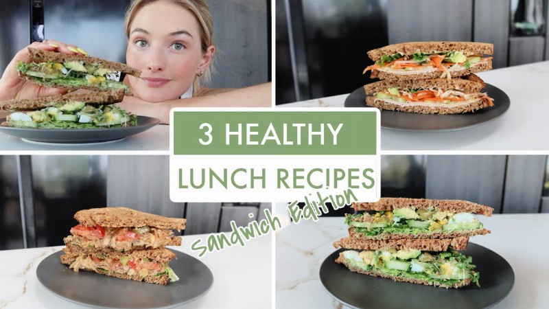 image 0 3 Healthy Easy Lunch Recipes - Sandwich Edition : Sanne Vloet