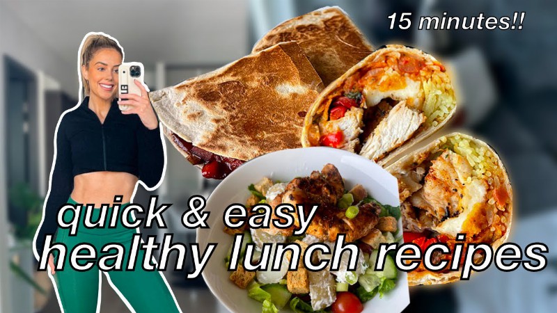 image 0 3 Quick & Easy Lunch Recipes : Low Calorie & High Protein