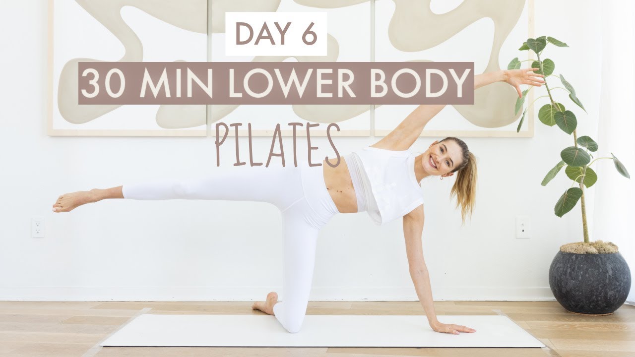 image 0 30 Min Lower Body Pilates Workout : Day 6 Challenge : No Equipment