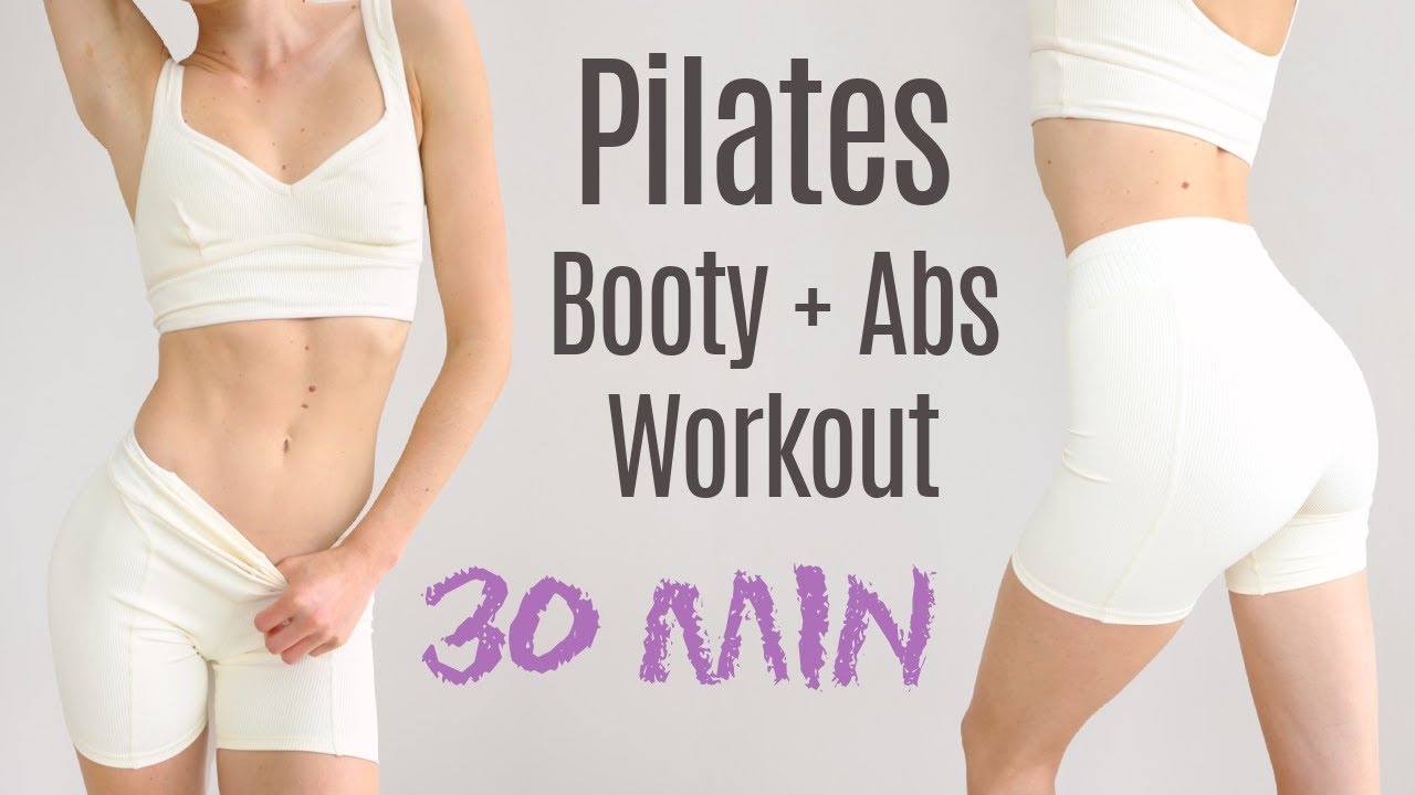 image 0 30 Min Pilates Abs + Booty Workout : Strengthen + Tone : Sanne Vloet