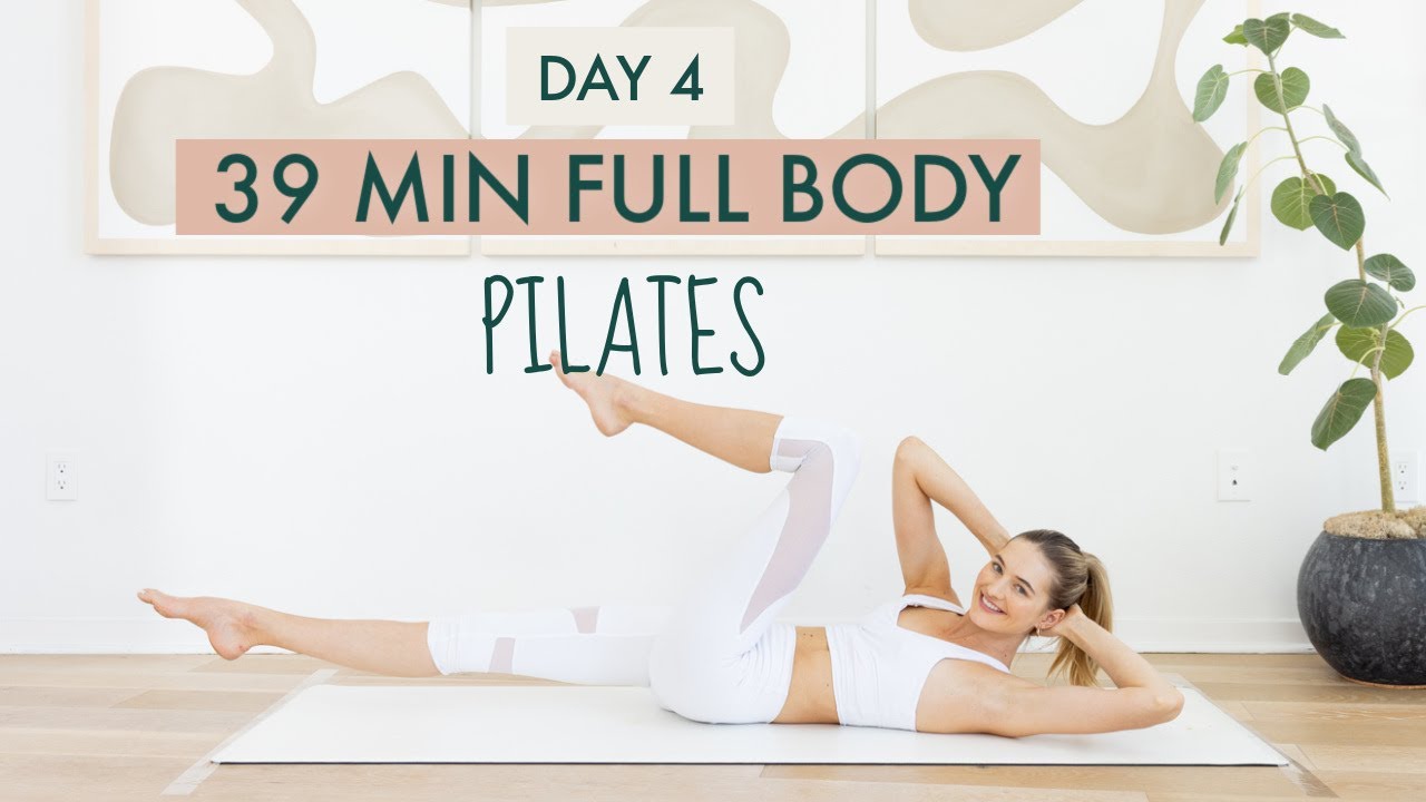 image 0 39 Min Full Body Pilates Workout : Day 4 Challenge : No Equipment