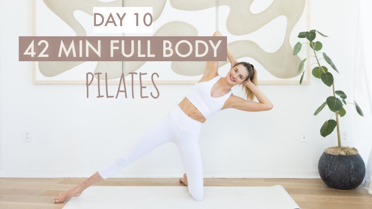 image 0 42 Min Full Body Pilates Workout : Sculpting & Strength : Day 10 Challenge