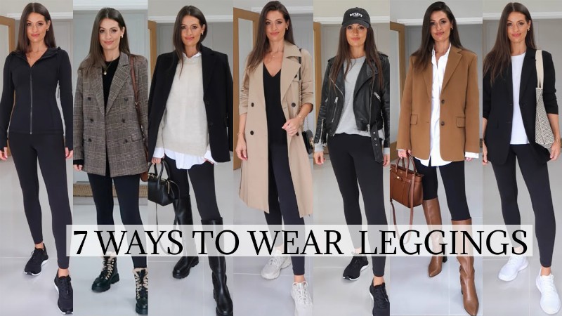7 Ways To Style Black Leggings : Classic Chic Outfits