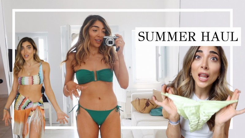 A Huge Haul! Summer Clothes Bikinis Home & Makeup! : Amelia Liana
