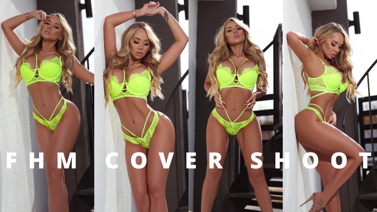 image 0 Bts Fhm Cover Bikini & Lingerie Photoshoot : Claudia Fijal
