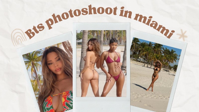 Bts Of My Bikini Photshoot In Miami Beach : Tiana Musarra