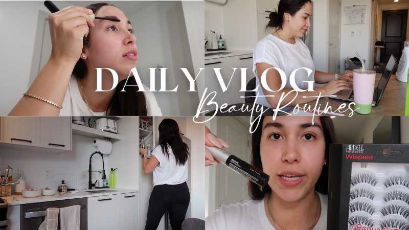 Daily Vlog : Self-care Lashes & Matcha