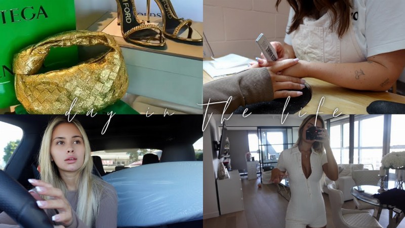 image 0 Day In The Life : Designer Haul + White Fox Try On Cleaning & Appointments!