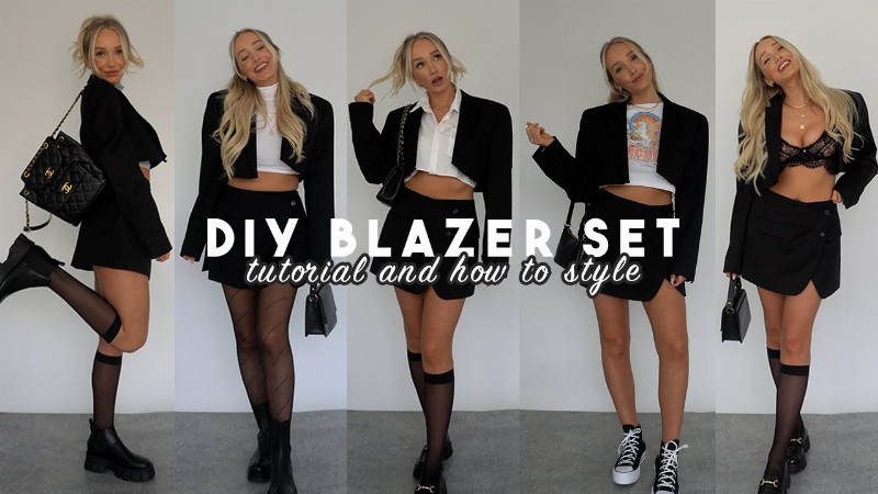 image 0 Diy Blazer Duo & How To Style! // Gwengwiz