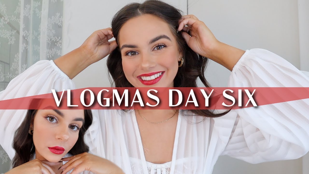 image 0 Easy Glam Holiday Makeup Look Ft. Red Lips Vlogmas Day Six :: Ejb