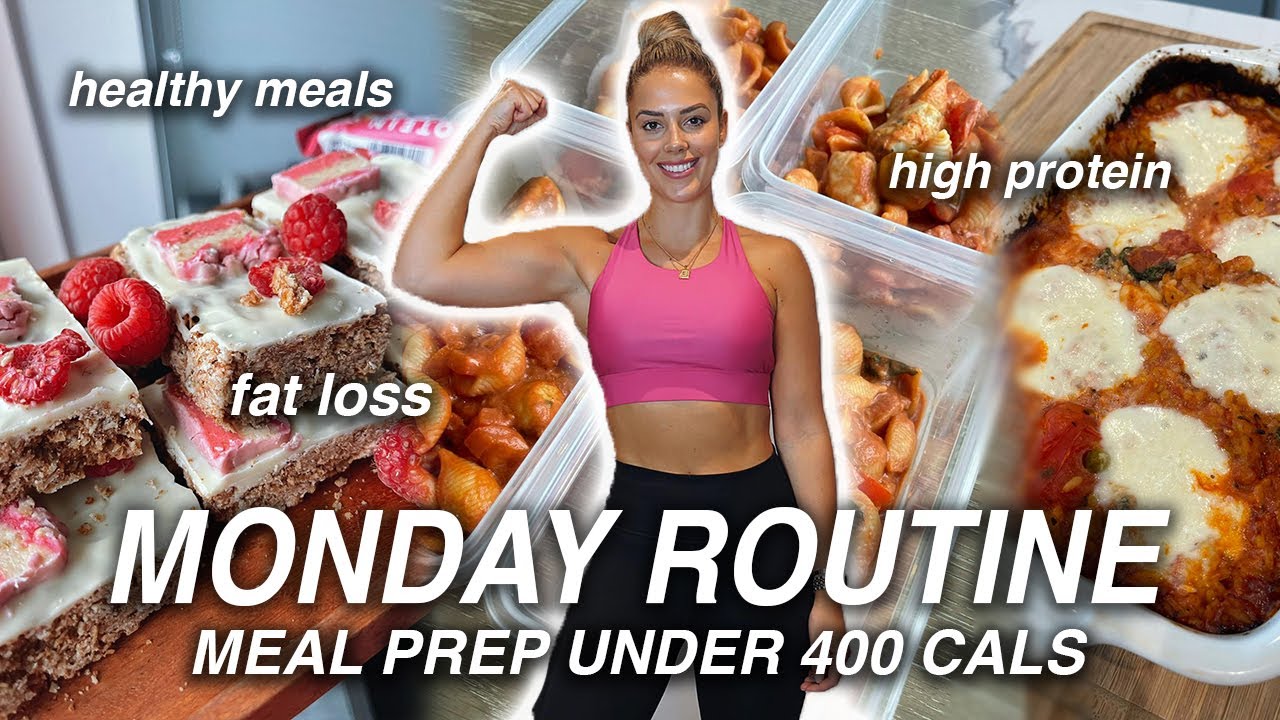 image 0 Easy Meal Prep : Productive Monday Morning Low Calorie Meals