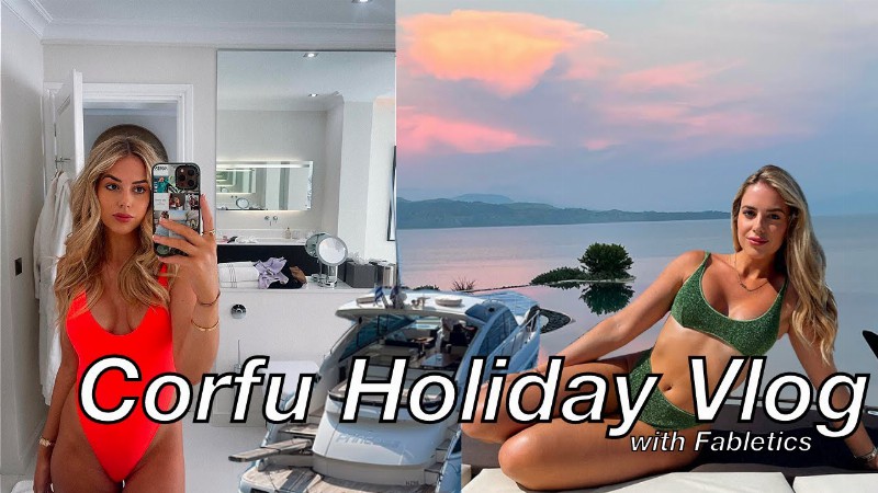image 0 Holiday Vlog To Corfu : Bikini Shoot Good Food & Unreal Villa