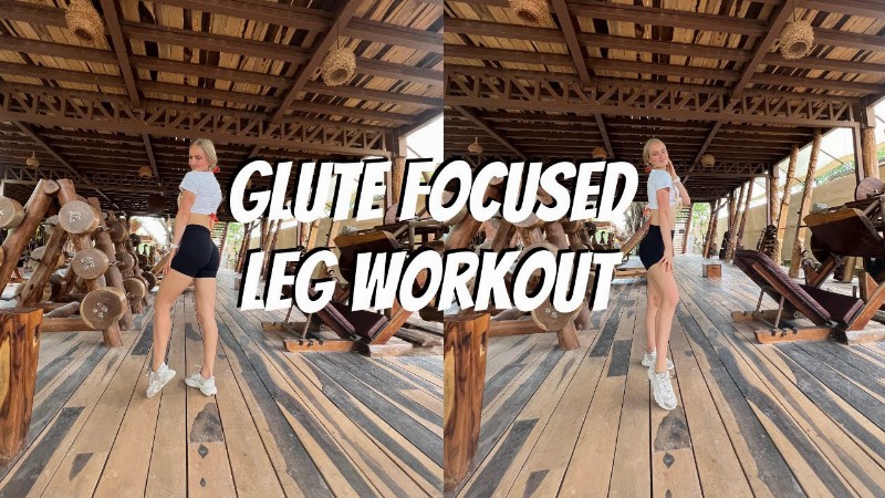 image 0 Killer Glute Focused Leg Workout *quick & Efficient*