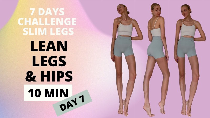 Lean Legs & Hips Workout / Day 7 - 7 Days Slim Legs Challenge / Nina Dapper