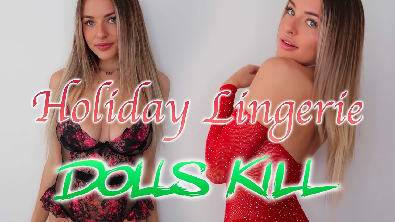 image 0 Let's Get Festive! Dollskill Holiday Lingerie Try-on Haul!!!! : Kendra Rowe