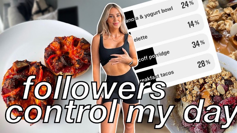 image 0 Letting My Followers Choose What I Eat For 24 Hours! : Full Day Of Eating Healthy Recipes