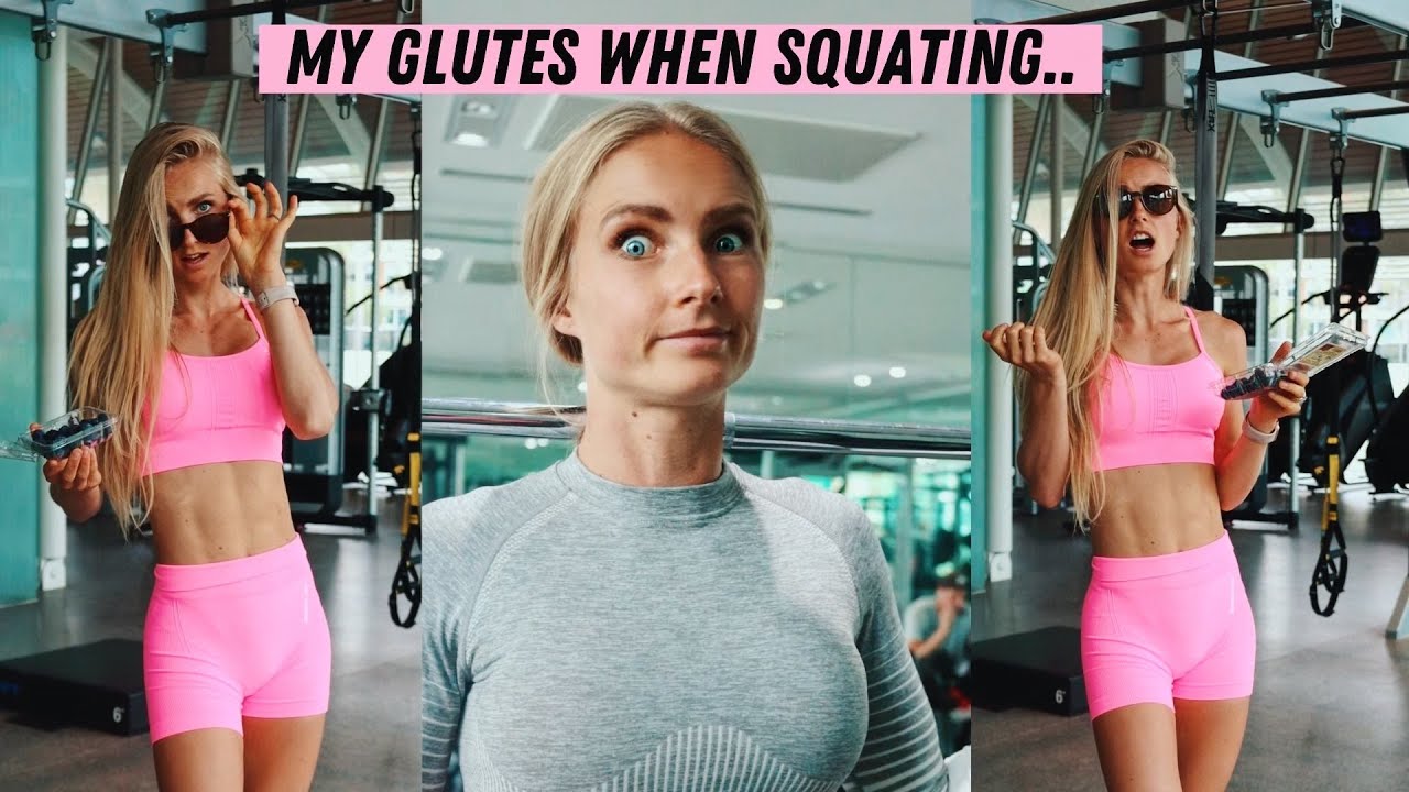 My Glutes When In A Squat.....