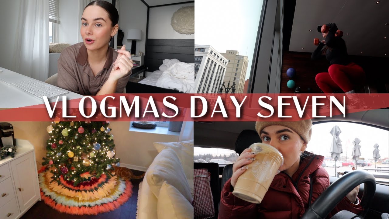image 0 My Workout Routine & The Most Gorgeous Tree Skirt Ever! Vlogmas Day 7 :: Ejb