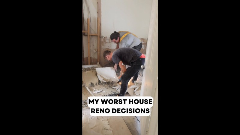 My Worst House Renovation Decisions… #shorts
