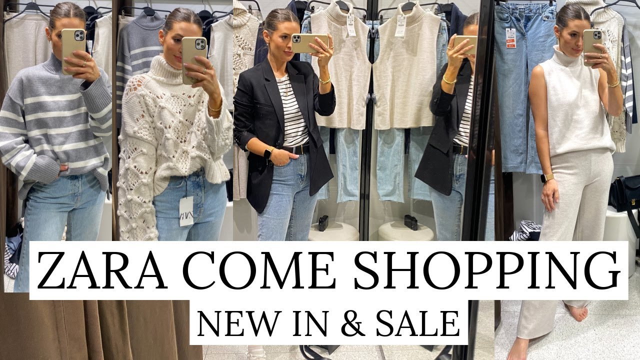 image 0 New In Zara Come Shopping With Me & Sale Try On Haul