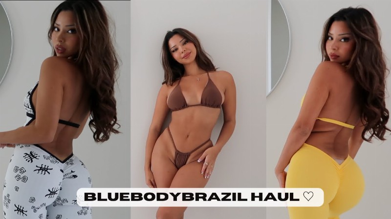 image 0 New Summer Leggings And Bikinis From Blue Body Brazil Try On Haul : Tiana Musarra