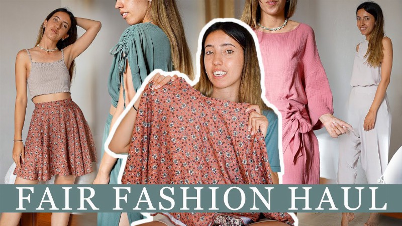image 0 Sommer Fair Fashion Try On Haul : Kleider Crop Tops & Vieles Mehr ☀️