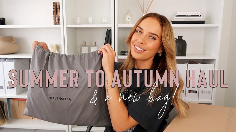 Summer To Autumn Transitional Haul + A New Bag! : Weekly Vlog :  Suzie Bonaldi