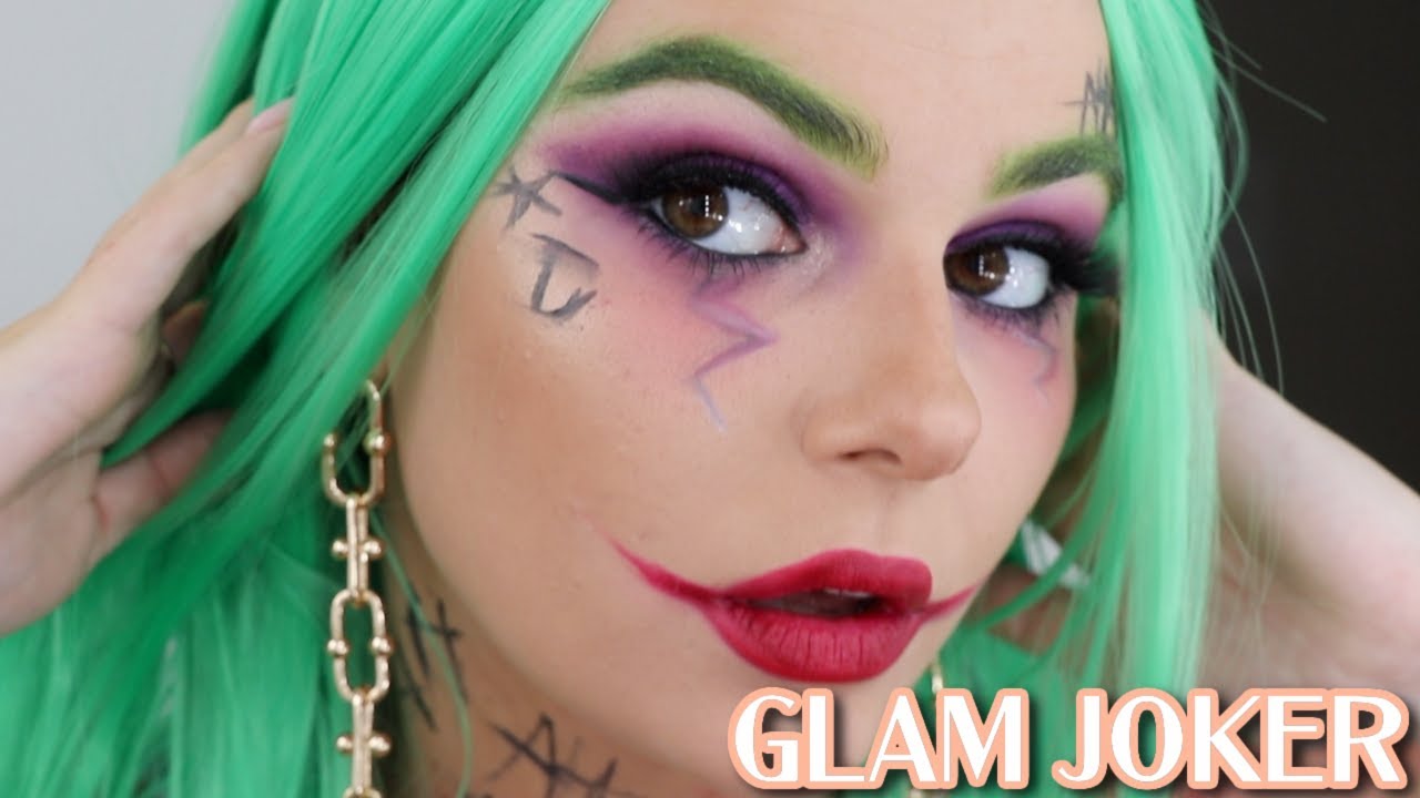 image 0 The *glam* Joker - Halloween Makeup Tutorial :: #ejbhalloween