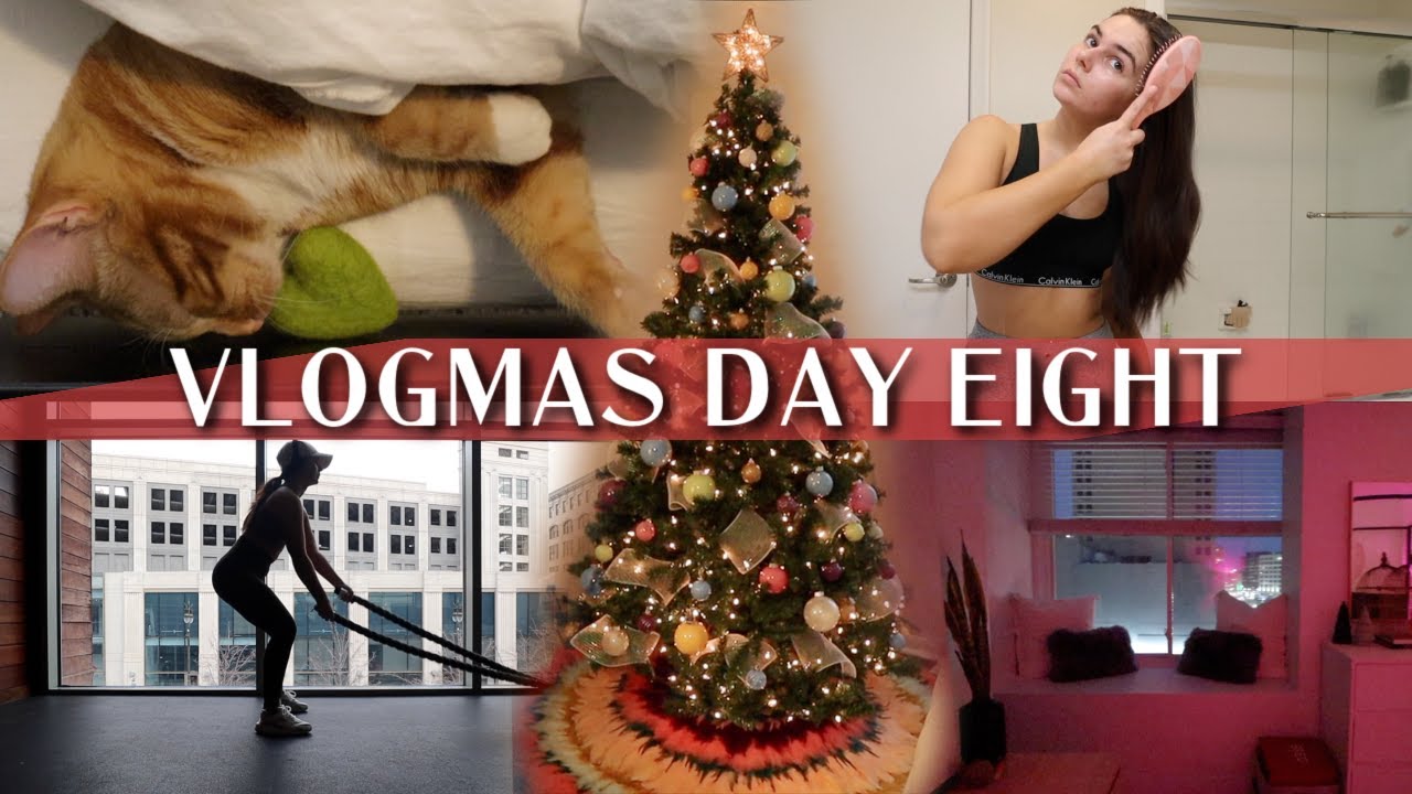 image 0 The Tree Is Officially Done! Workout W/ Me & More Holiday Decorating Vlogmas Day 8 :: Ejb
