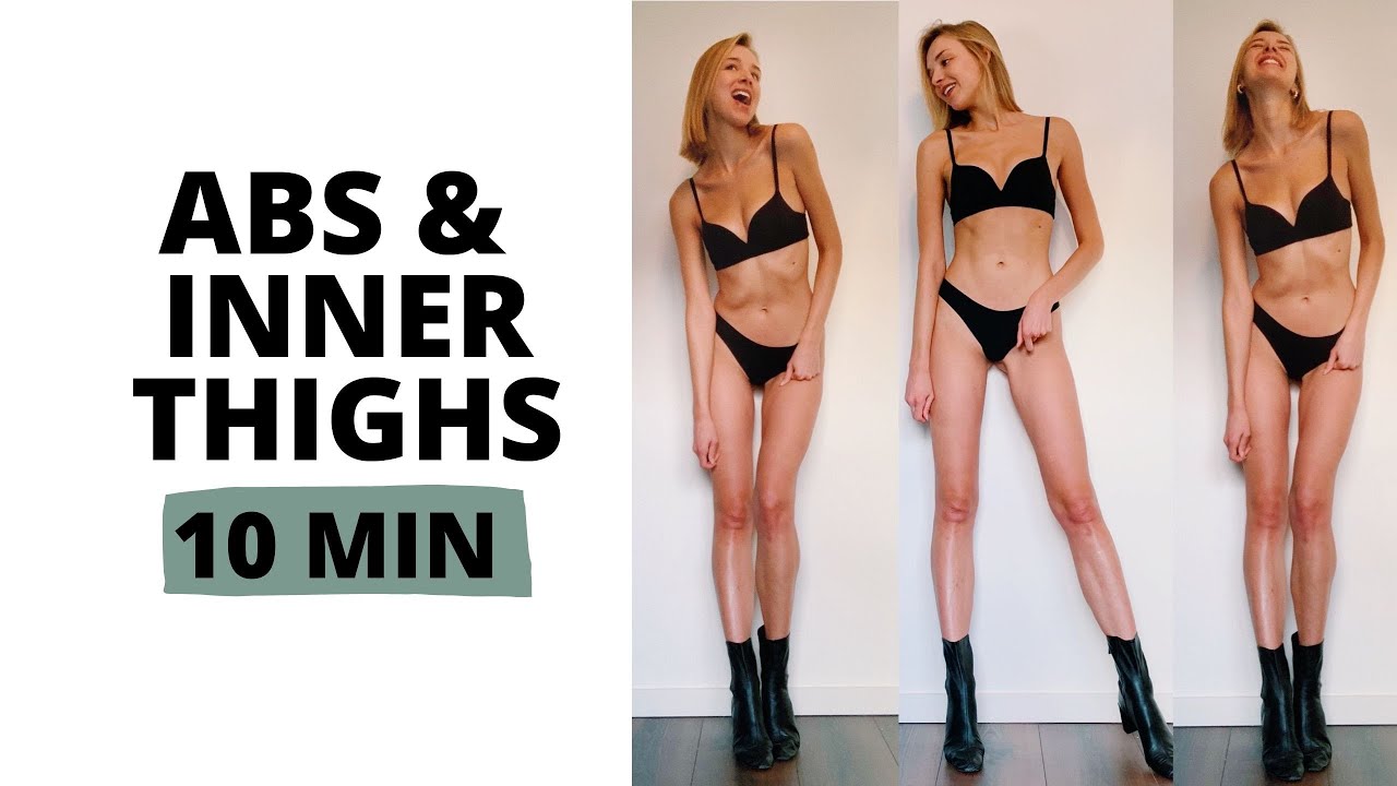image 0 Toning Abs & Inner Thighs Workout 10 Minutes / Nina Dapper