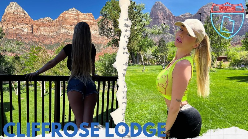 image 0 Travel Vlog! Cliffrose Lodge Hotel Utah - Zion National Park : Claudia Fijal