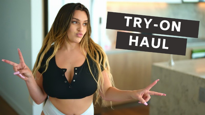 Trying On Tantalizing Tops : Alicia Waldner (4k)