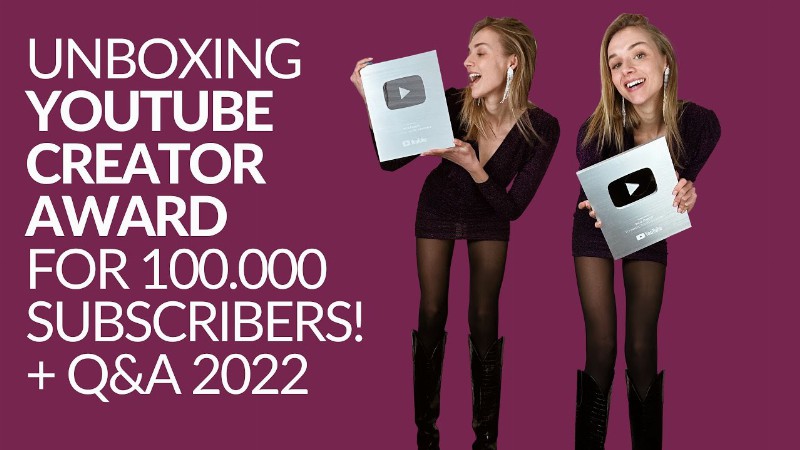 Unboxing My Youtube Creator Award And Q&a About 2022 / Nina Dapper #youtubecreatorawards