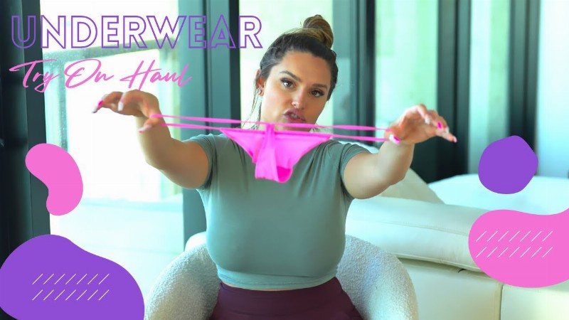 image 0 Underwear Try On Haul : Alicia Waldner (4k)