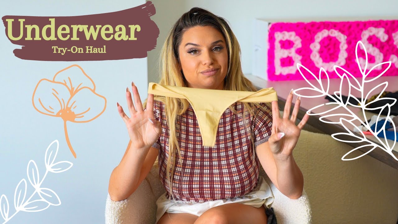Underwear Try-on Haul : Bubblelime : Alicia Waldner (4k)