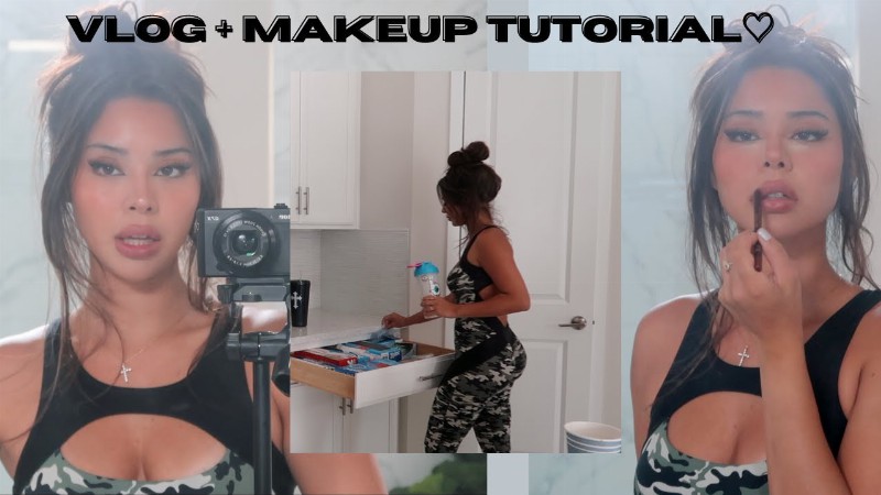 image 0 Vlog Day At Home + Updated Make Up Tutorial : Tiana Musarra