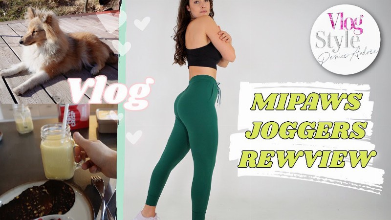 image 0 *vlog* Mipaws Joggers Review & Follow Me Around