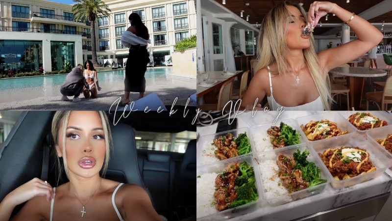 Vlog : Shooting Content For My Brand Meal Prepping Etc!