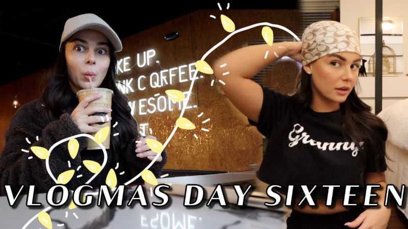 Vlogmas Day 16: Banana Latte?! Vendor Day For A Cannabis Company & Christmas Gift Haul :: Ejb