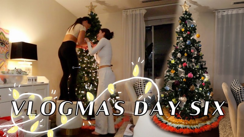 Vlogmas Day 6: The Christmas Tree Almost Killed Us + Work Day At Talulah Belle :: Ejb