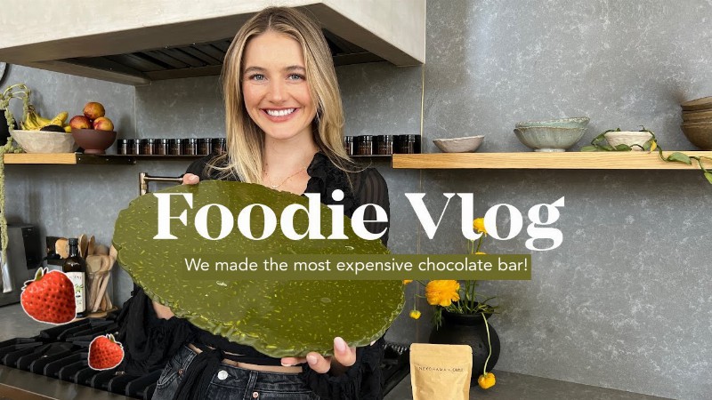 We Made The Most Expensive Vegan Chocolate Bark! L Foodievlog : Sanne Vloet