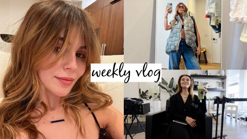 Weekly Vlog L New Hair Few Days In My Life Etc.