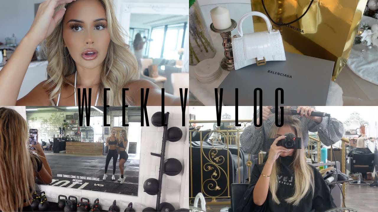 Weekly Vlog : New Balenciaga Bag Cook With Me Unboxings Etc!