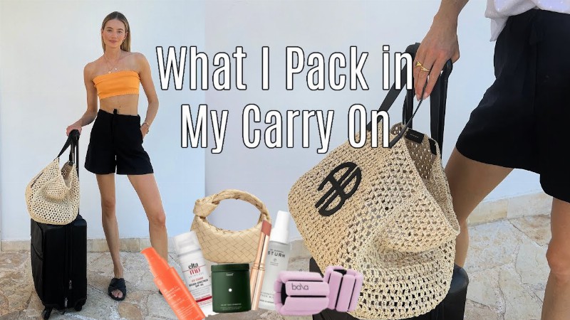 What I Pack In My Carry On : My Travel Essentials & Favorite Products  :  Sanne Vloet