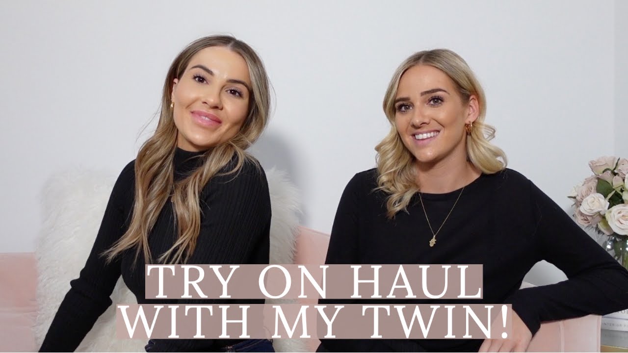 image 0 Winter Try On Haul With My Twin : Nadia Anya