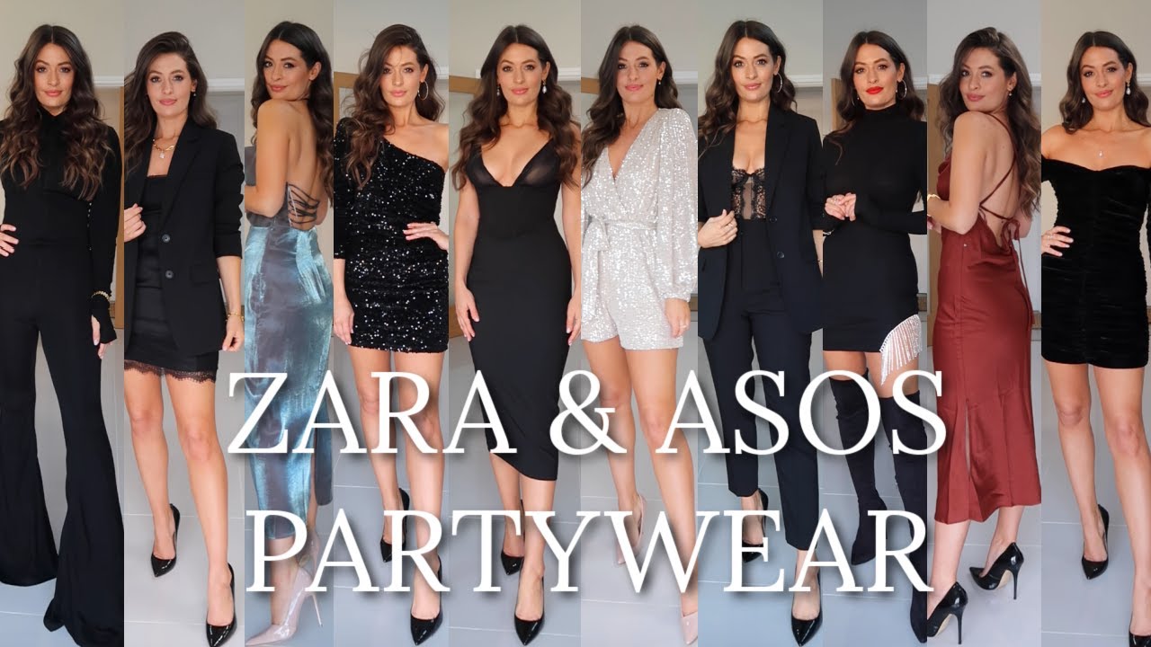 image 0 Zara & Asos Partywear : Nye Xmas Outfits Haul