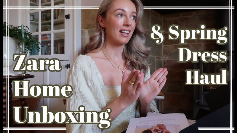 image 0 Zara Home Unboxing + The Perfect Spring Dress Haul // Fashion Mumblr Vlogs