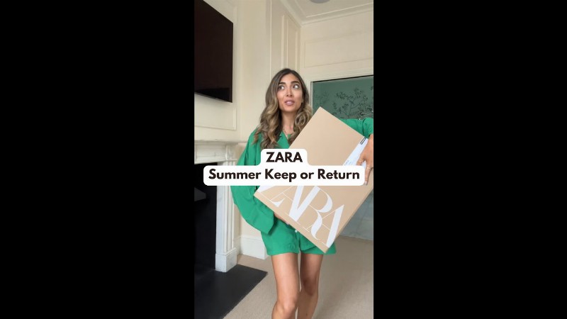 Zara Summer Haul… Keep Or Return?! #shorts